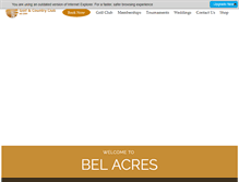 Tablet Screenshot of belacres.com